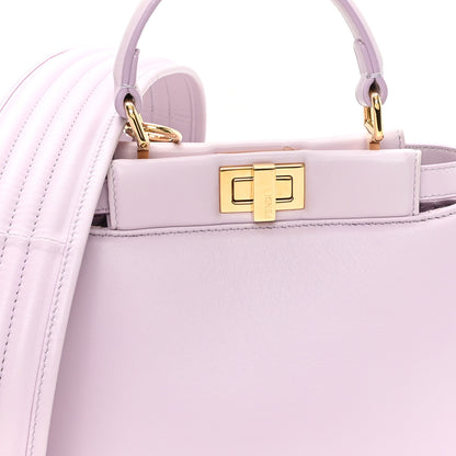 Fendi Nappa Apolo XS Peekaboo Iconic Satchel Anemone 8 of 12
