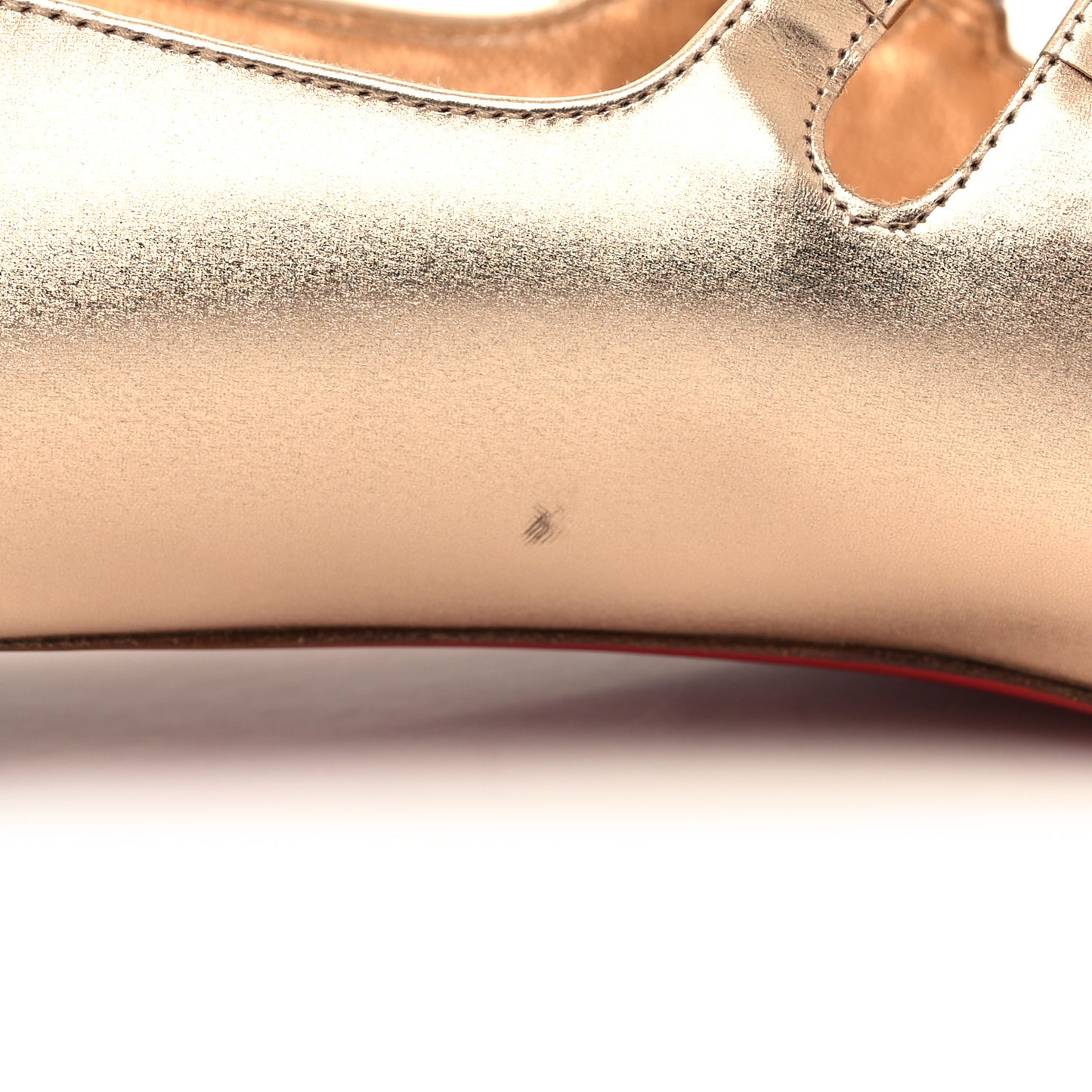Nappa Metallic Sweet Jane Flats 40.5 Beige