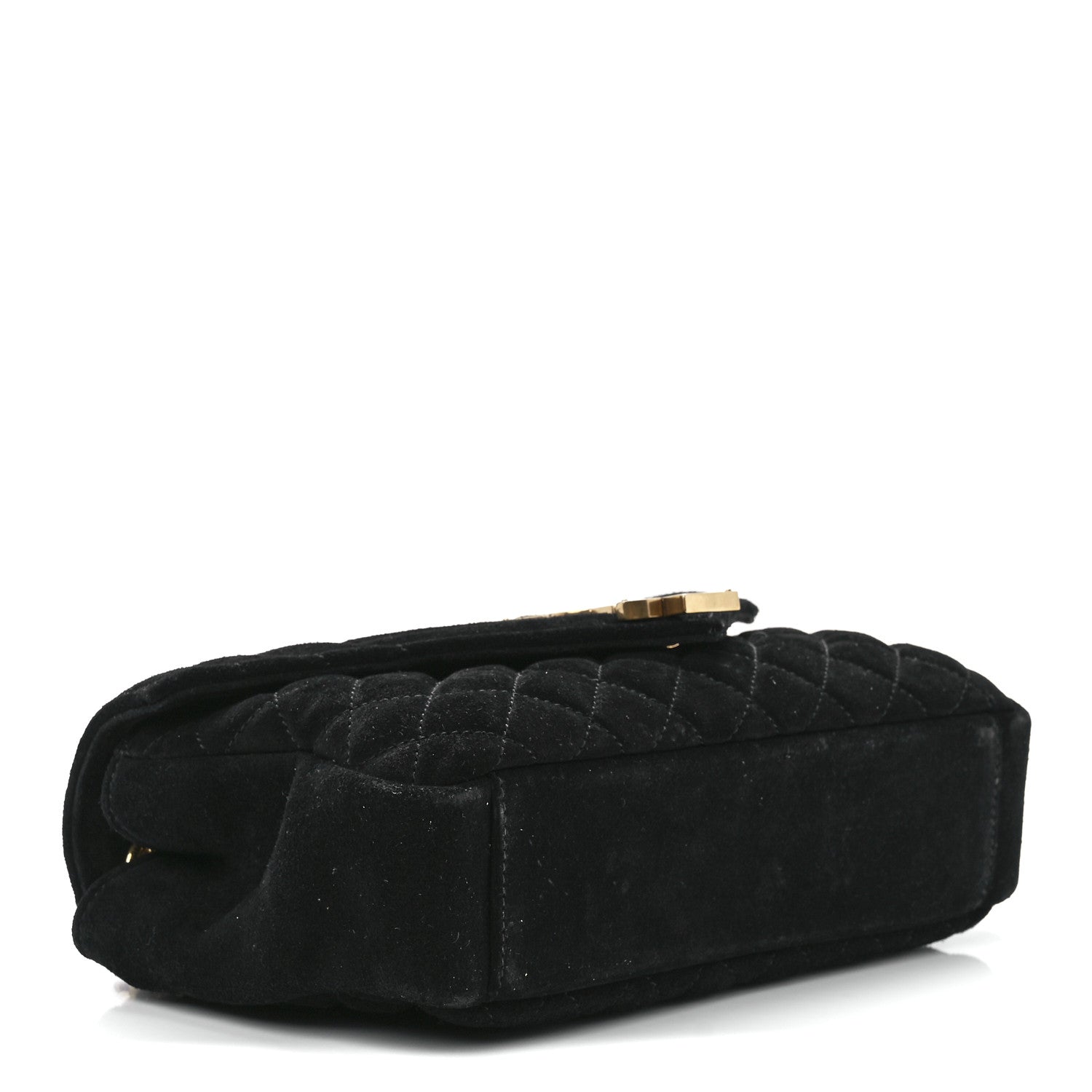 Saint Laurent Suede Tri-Quilt Monogram Medium College Bag Black 3 of 10