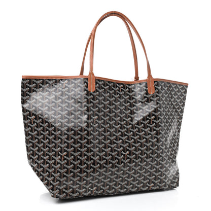 Goyard Goyardine Saint Louis GM Black Gold 4 of 10