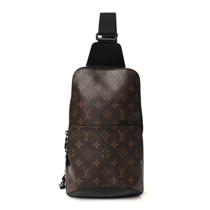 Louis Vuitton Monogram Macassar Avenue Sling Bag 1 of 10