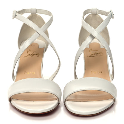 Christian Louboutin Kid Loubi Bee 85 Sandals 39.5 White 2 of 8