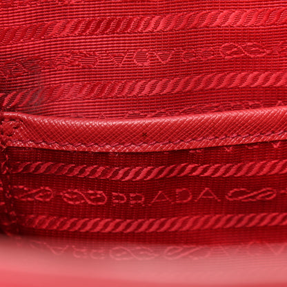 Prada Saffiano Lux Large Tote Fuoco 9 of 20