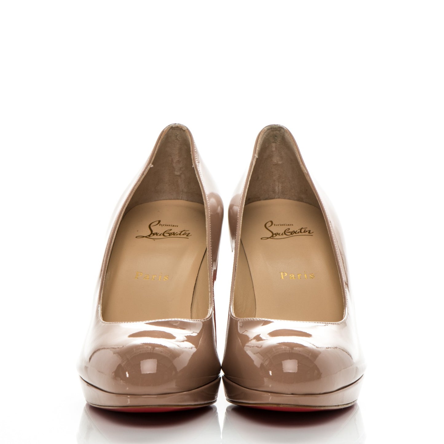 Patent New Simple 85 Pumps 39.5 Nude