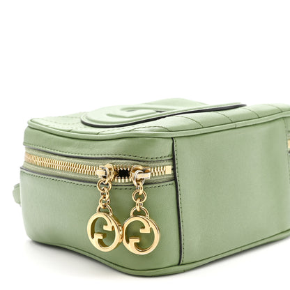 Gucci Sakai Be Green Calfskin Diagonal Stitched Blondie Top Handle Bag Light Green 9 of 12