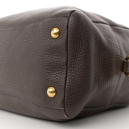 Prada Vitello Daino Bauletto Caffe 9 of 13