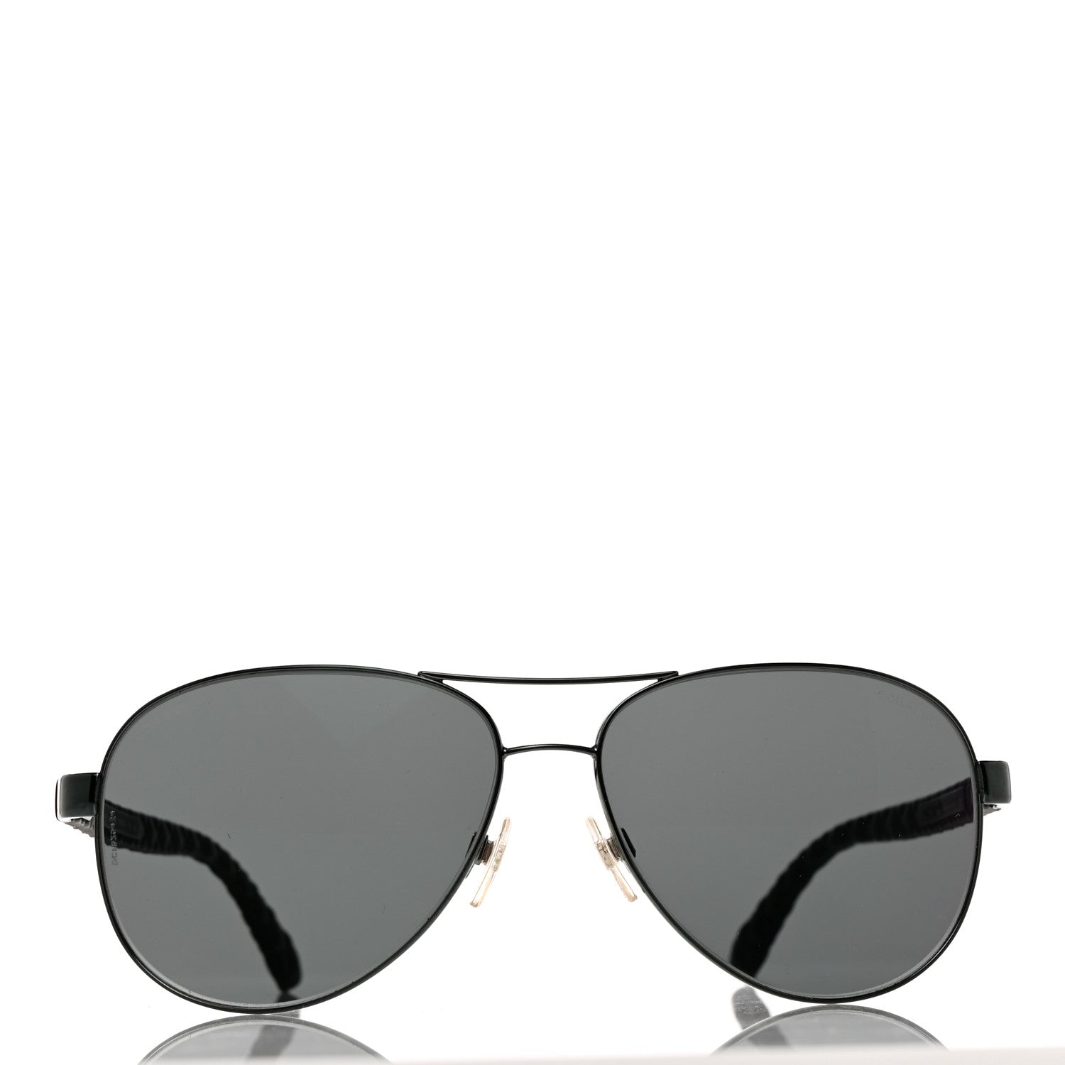 Chanel Pilot Summer Aviator Sunglasses 4204-Q Black 2 of 8