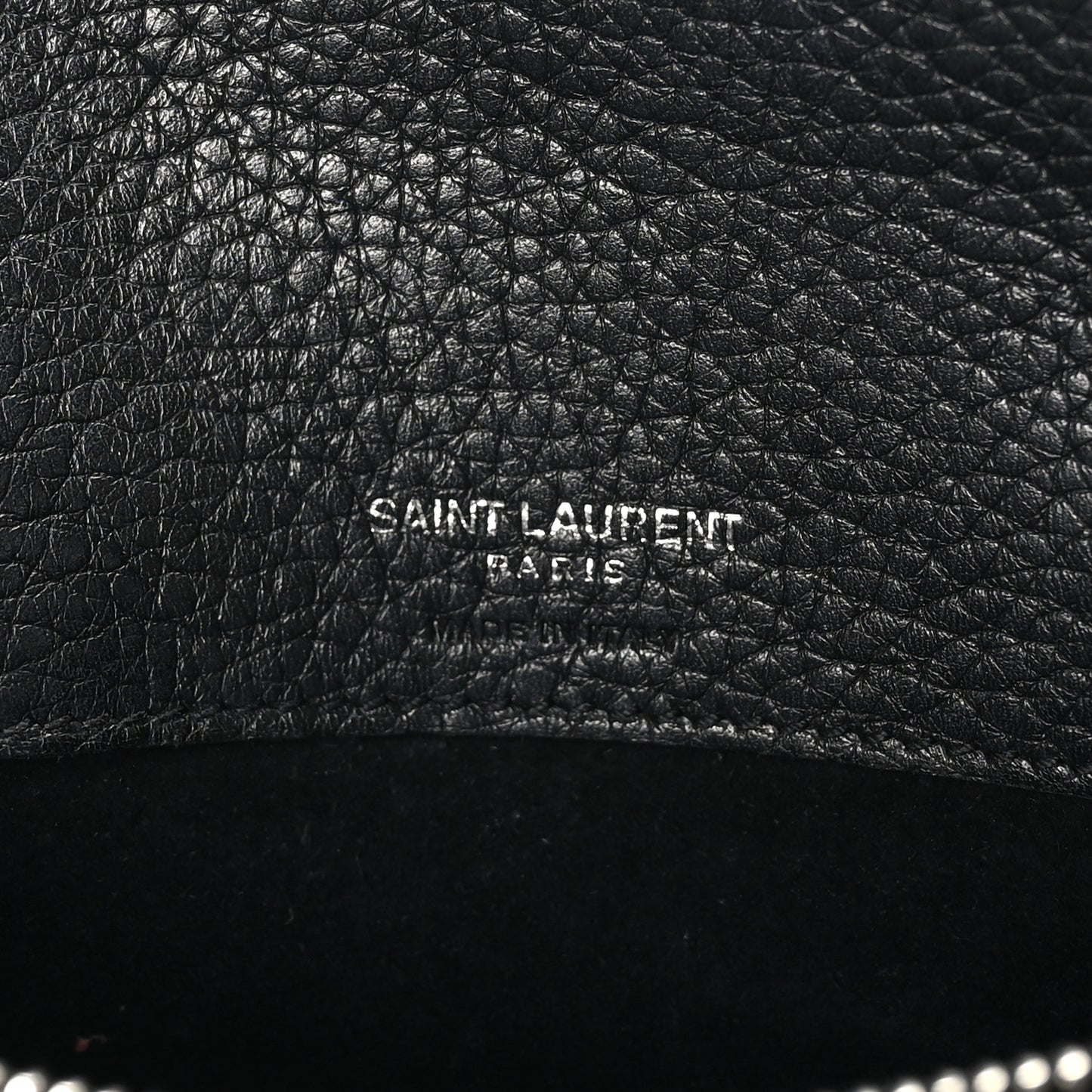 Grained Calfskin Baby Sac De Jour Souple Black