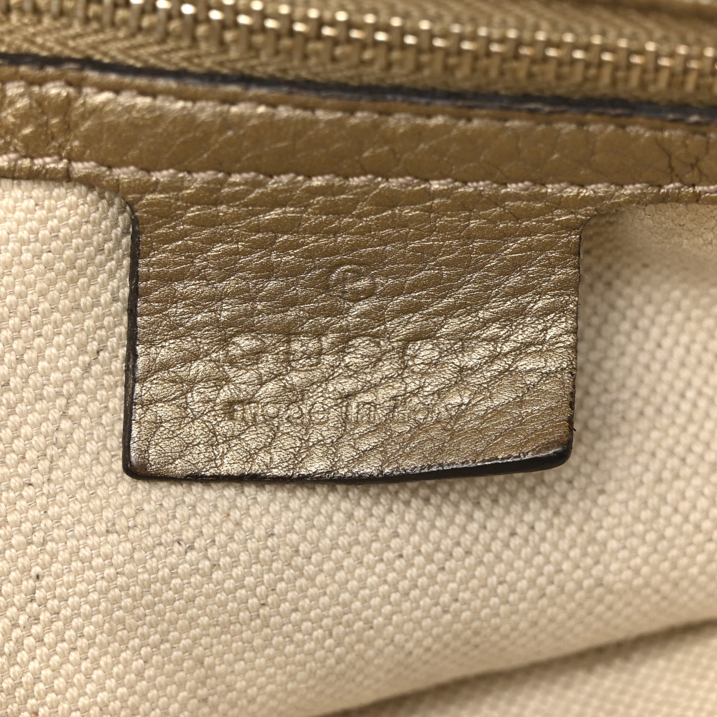 Monogram Medium Bella Tote Gold