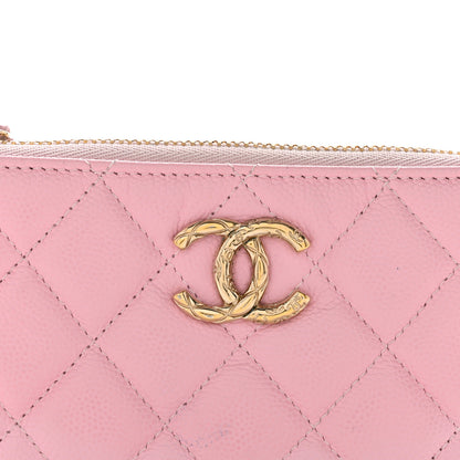 Chanel Caviar Quilted Small Cosmetic Case Pink 10 of 10