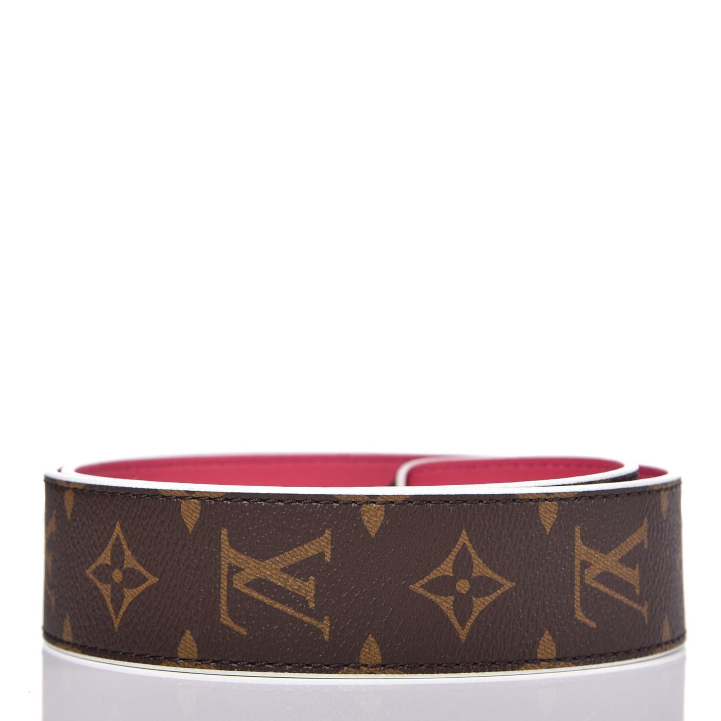Monogram Bandouliere Shoulder Strap Hot Pink