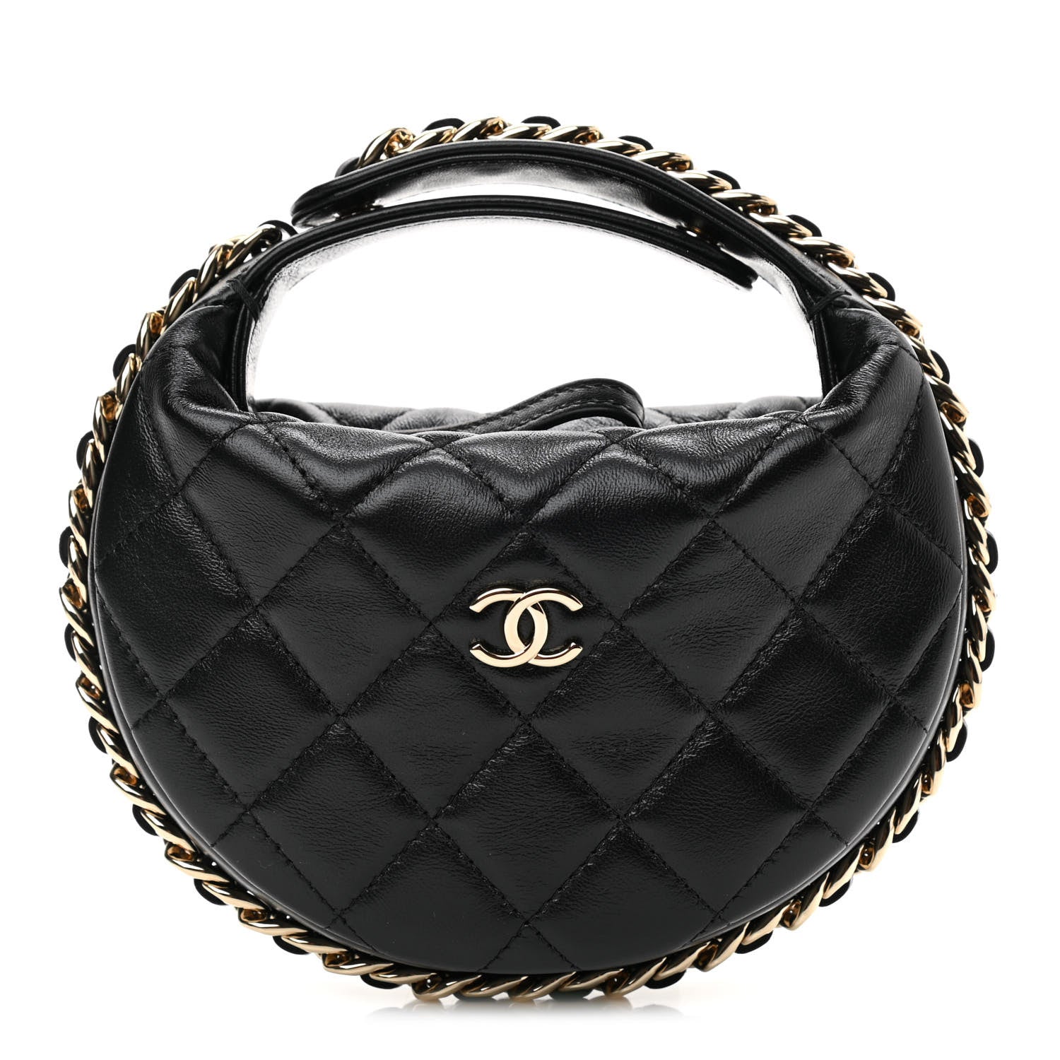 Chanel Quilted Chain Around Pouch Black 1 of 9