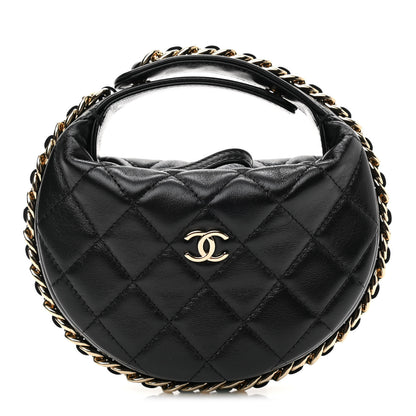 Chanel Quilted Chain Around Pouch Black 1 of 9