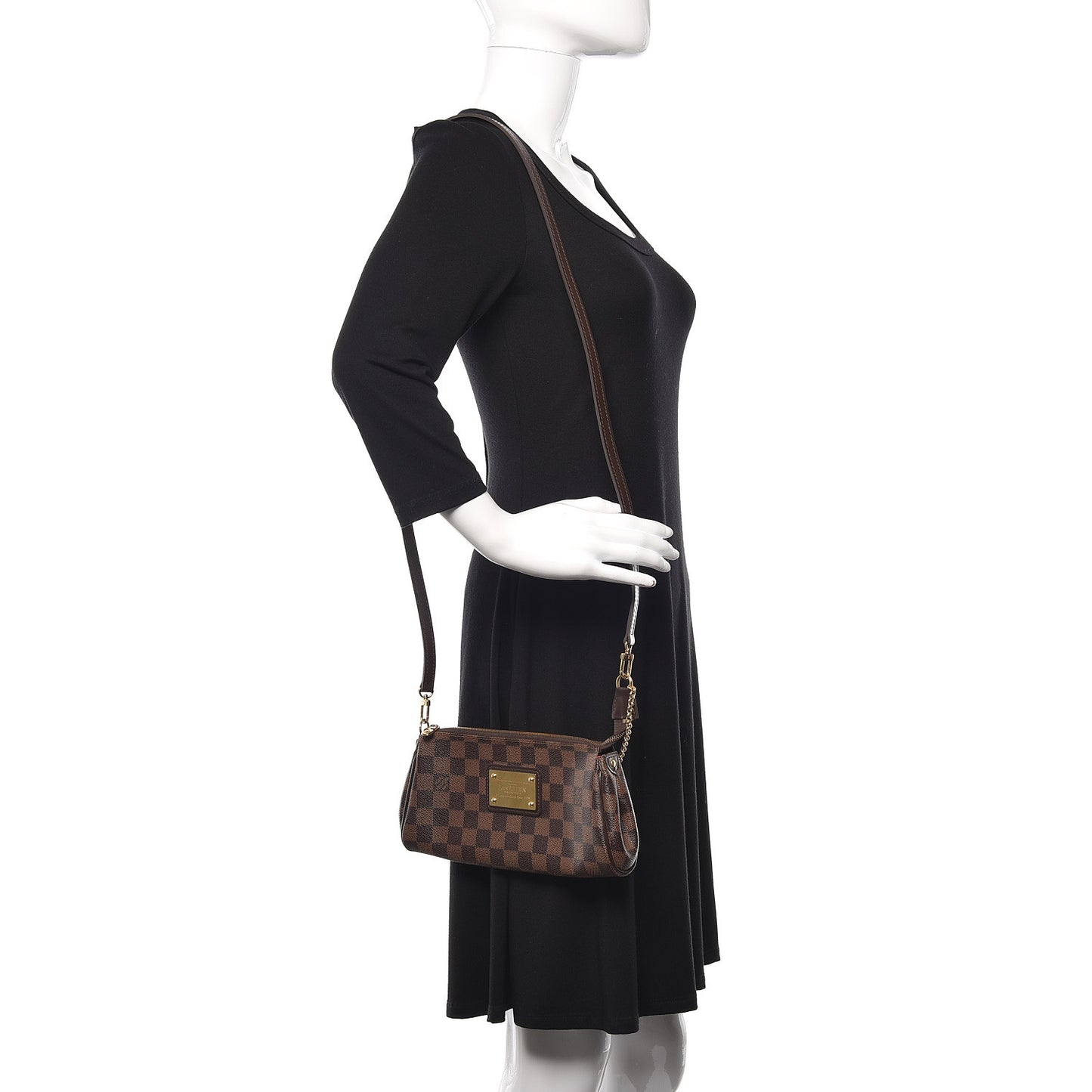 Damier Ebene Eva Clutch