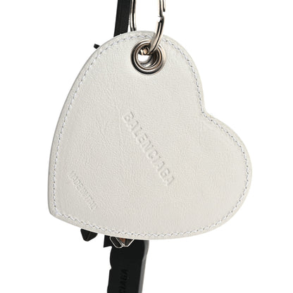Balenciaga Agneau Brass TPU Le Cagole Charm Key Holder Black White 4 of 6