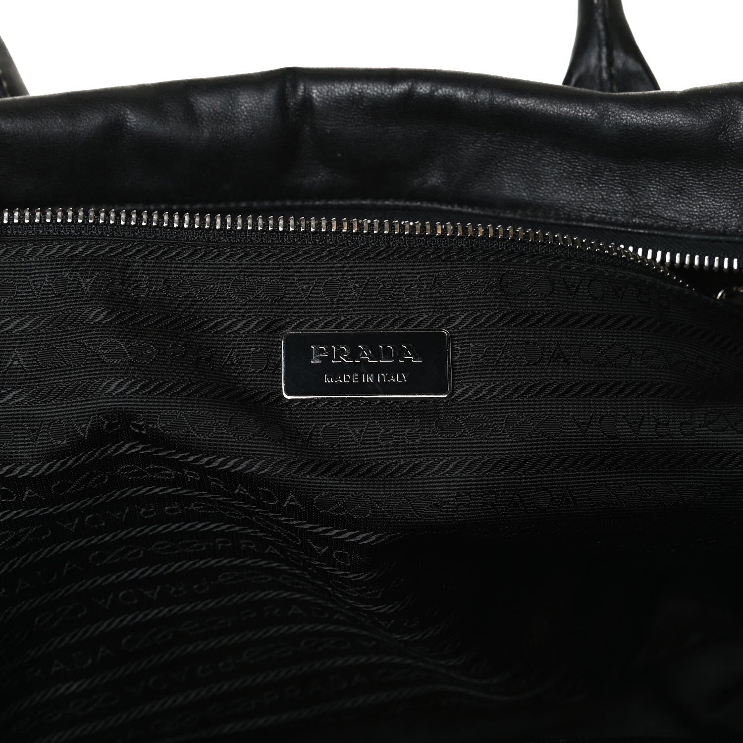Prada Nappa Hydra Shoulder Bag Black 5 of 20