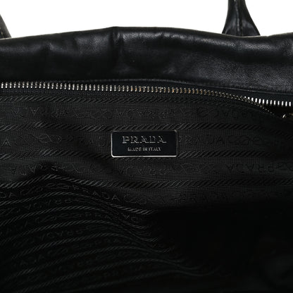 Prada Nappa Hydra Shoulder Bag Black 5 of 20