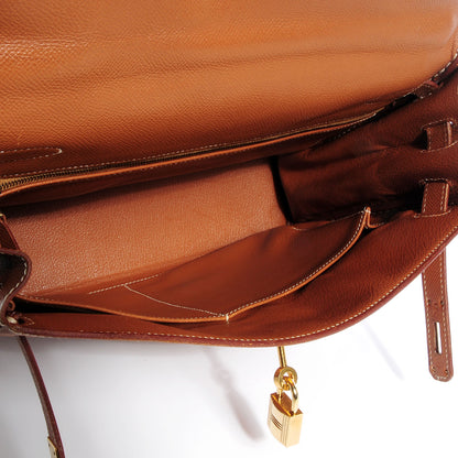Hermes Courchevel Kelly Retourne 32 Gold 5 of 10