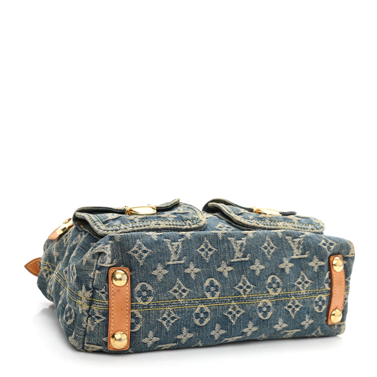 Monogram Denim Baggy PM Blue