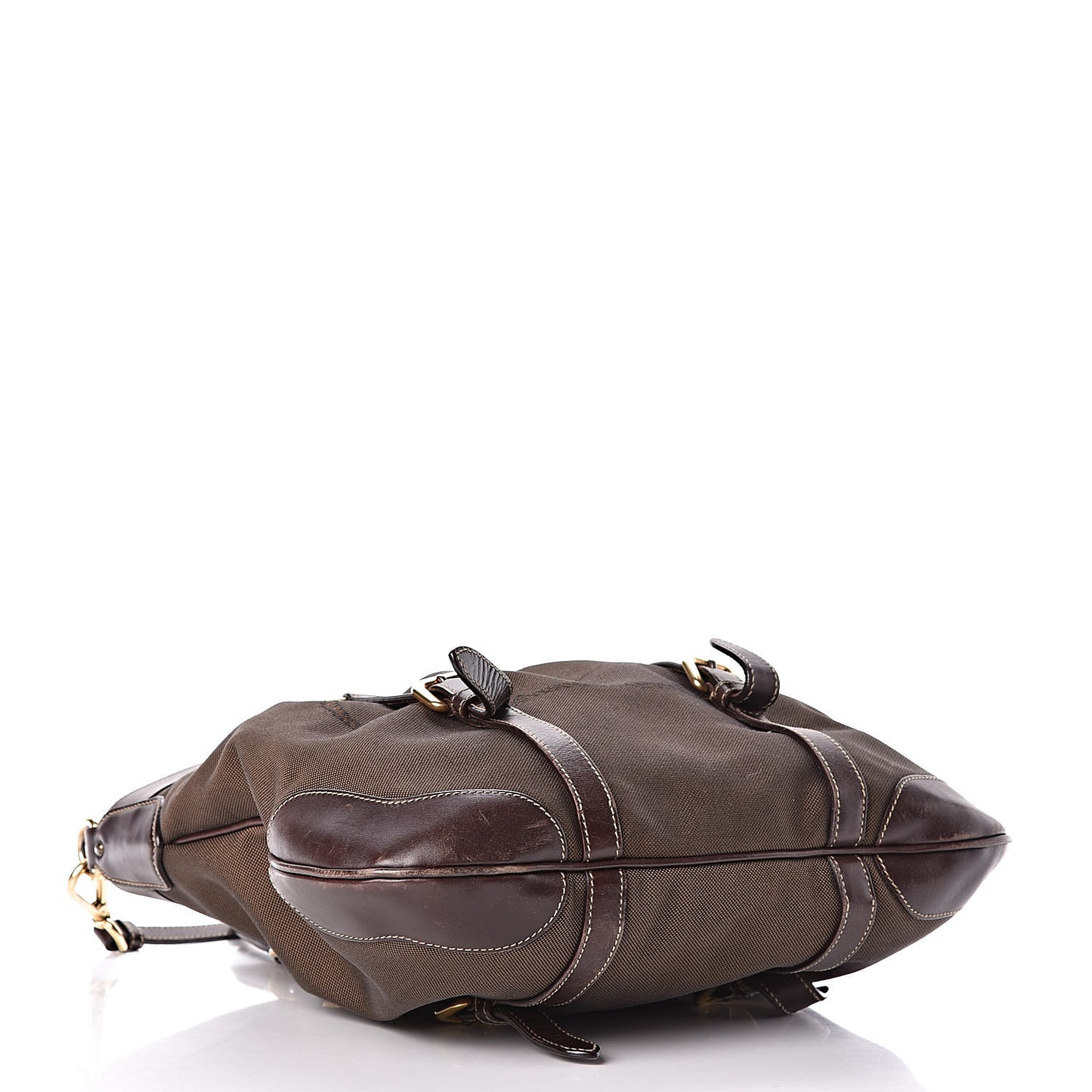 Jacquard Logo Tote Brown