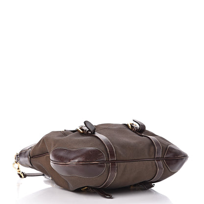 Prada Jacquard Logo Tote Brown 4 of 12