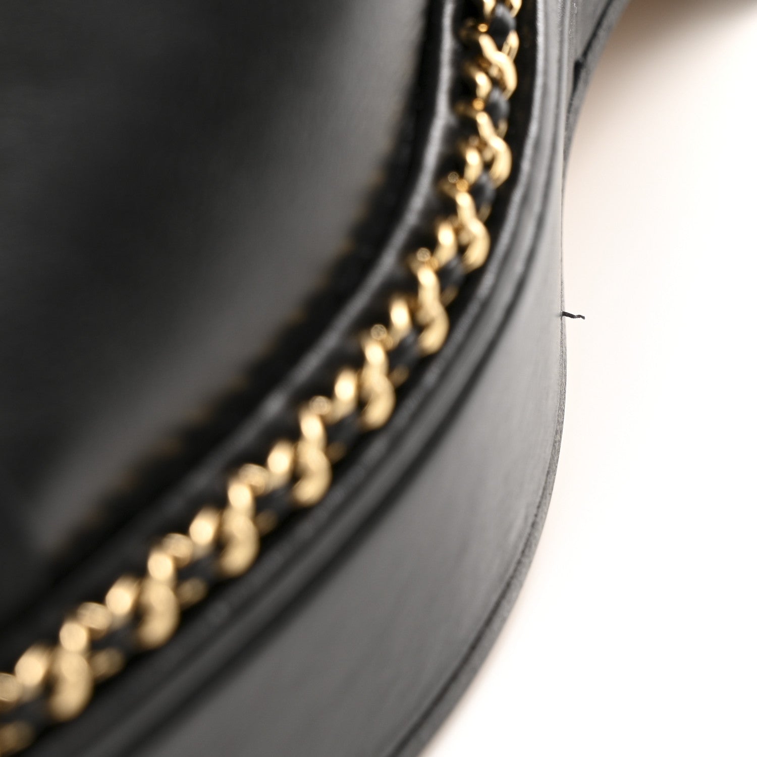 Chanel Calfskin Grosgrain Chain Lace Up CC Short Boots 37.5 Black 10 of 11