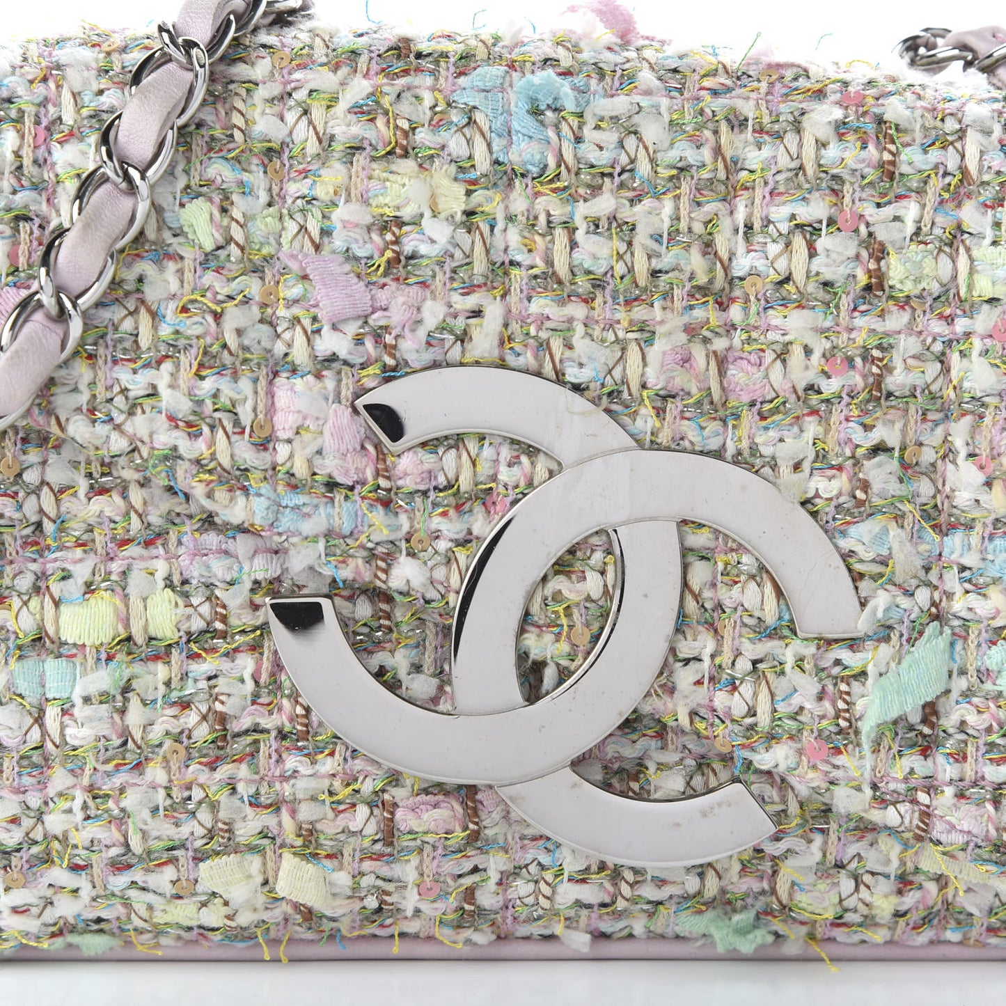 Tweed CC Flap Multicolor