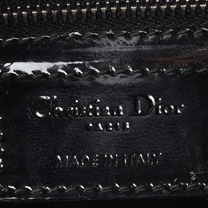 Christian Dior Patent Cannage Granville Small Tote Black 7 of 17