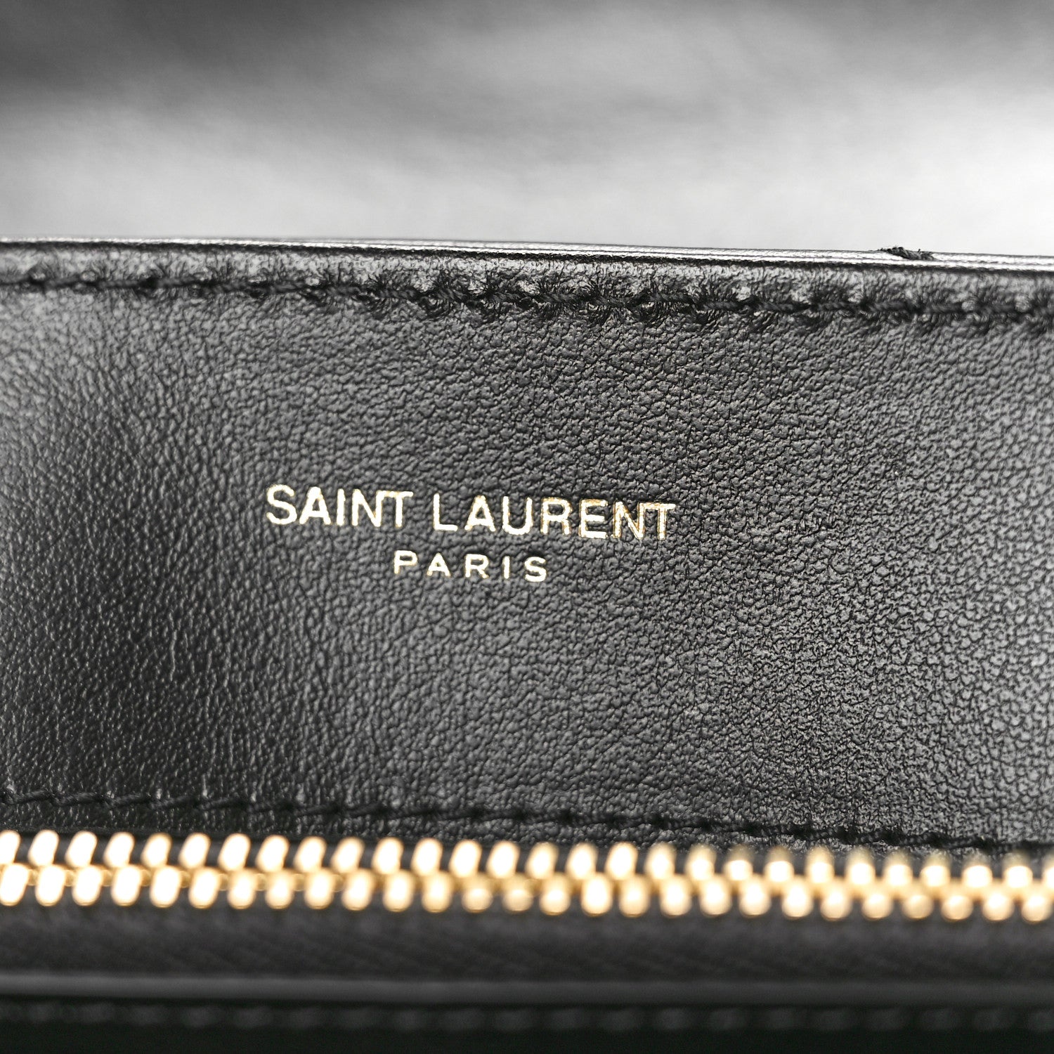 Saint Laurent Calfskin Y Quilted Monogram Small Loulou Chain Satchel Black 6 of 10