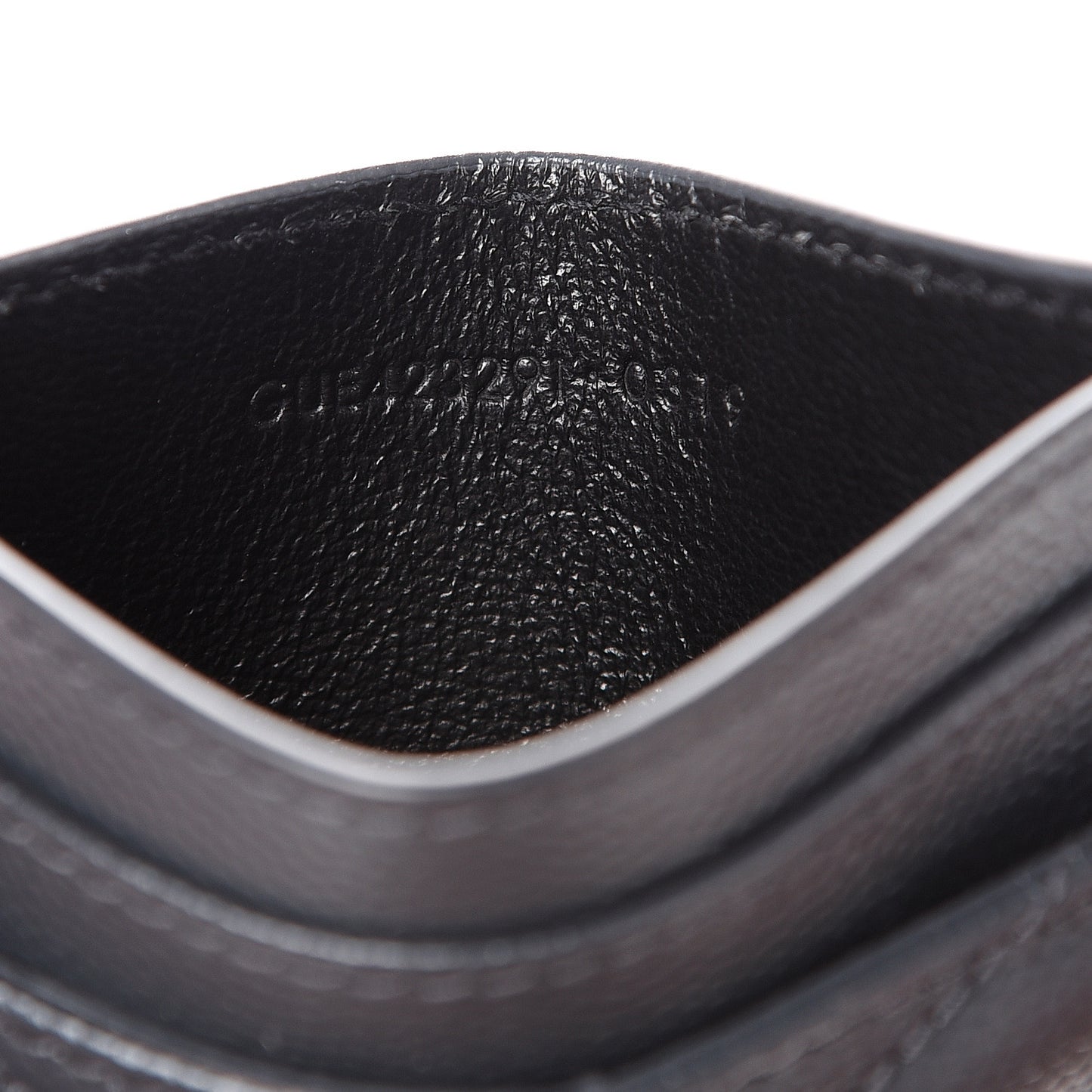 Grain De Poudre Matelasse Chevron Monogram Credit Card Case Earth