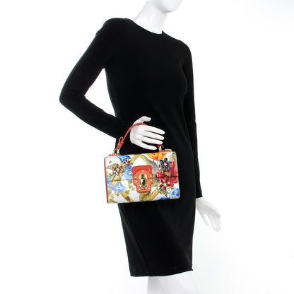 Dolce & Gabbana Calfskin Lucia Printed Top Handle Bag 3 of 11