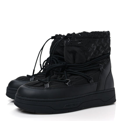 Jimmy Choo Nylon Wanaka Ankle Boots 39.5 Black 3 of 7