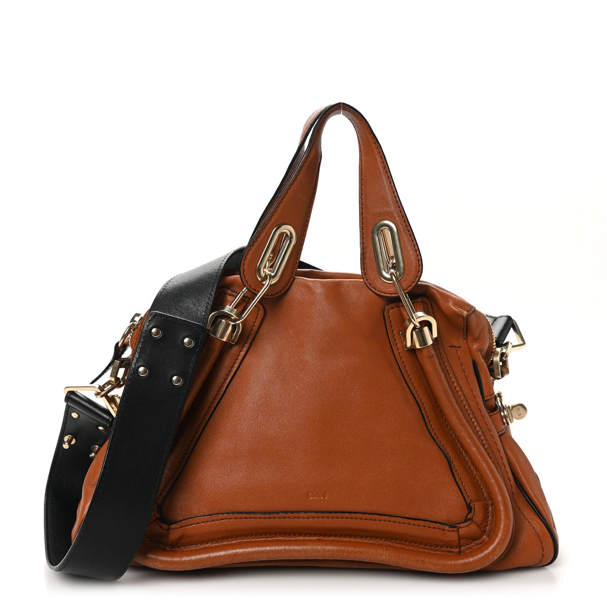 Chloe Sheepskin Medium Military Paraty Armagnac 1 of 9