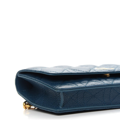 Christian Dior Supple Calfskin Caro Belt Bag Steel Blue 7 of 8