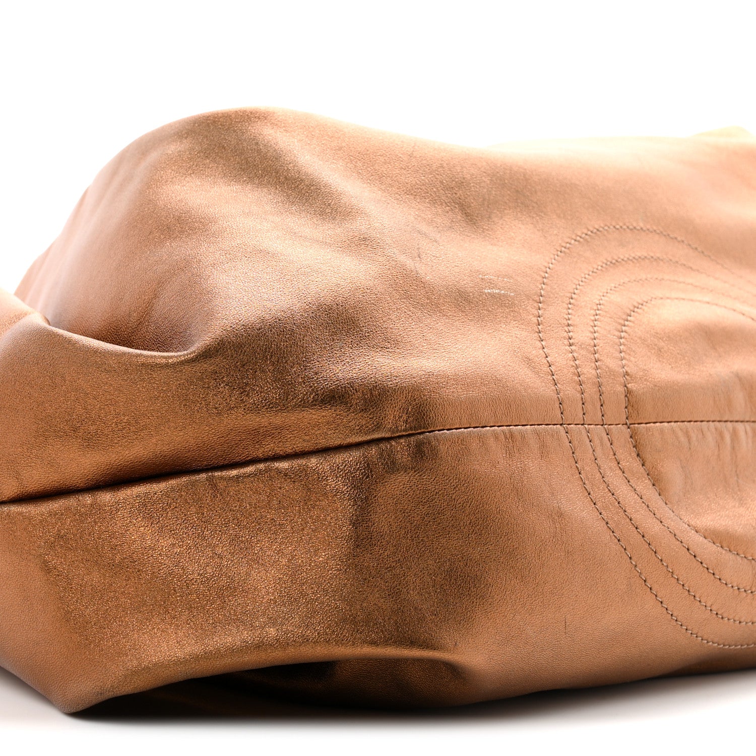 Loewe Metallic Nappa Aire Shoulder Bag Bronce 7 of 8