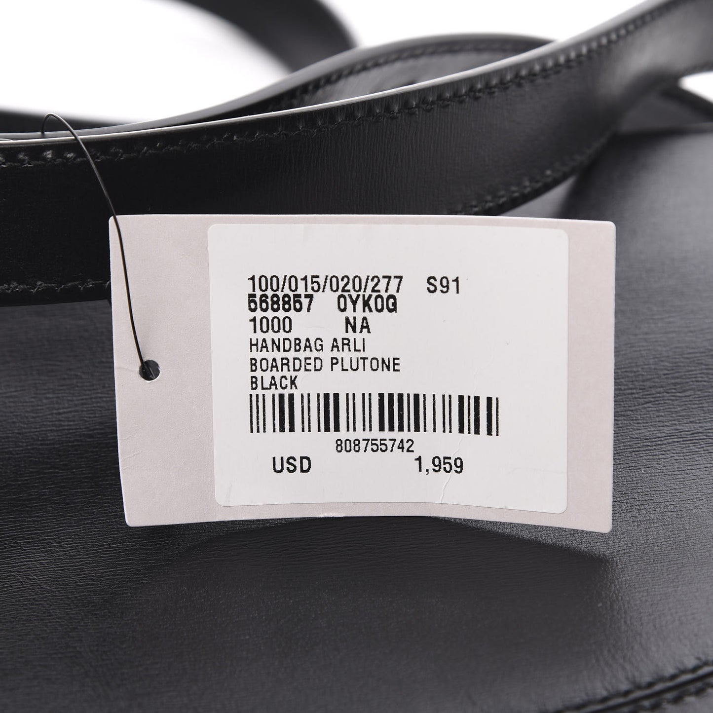 Calfskin Medium Arli Shoulder Bag Black
