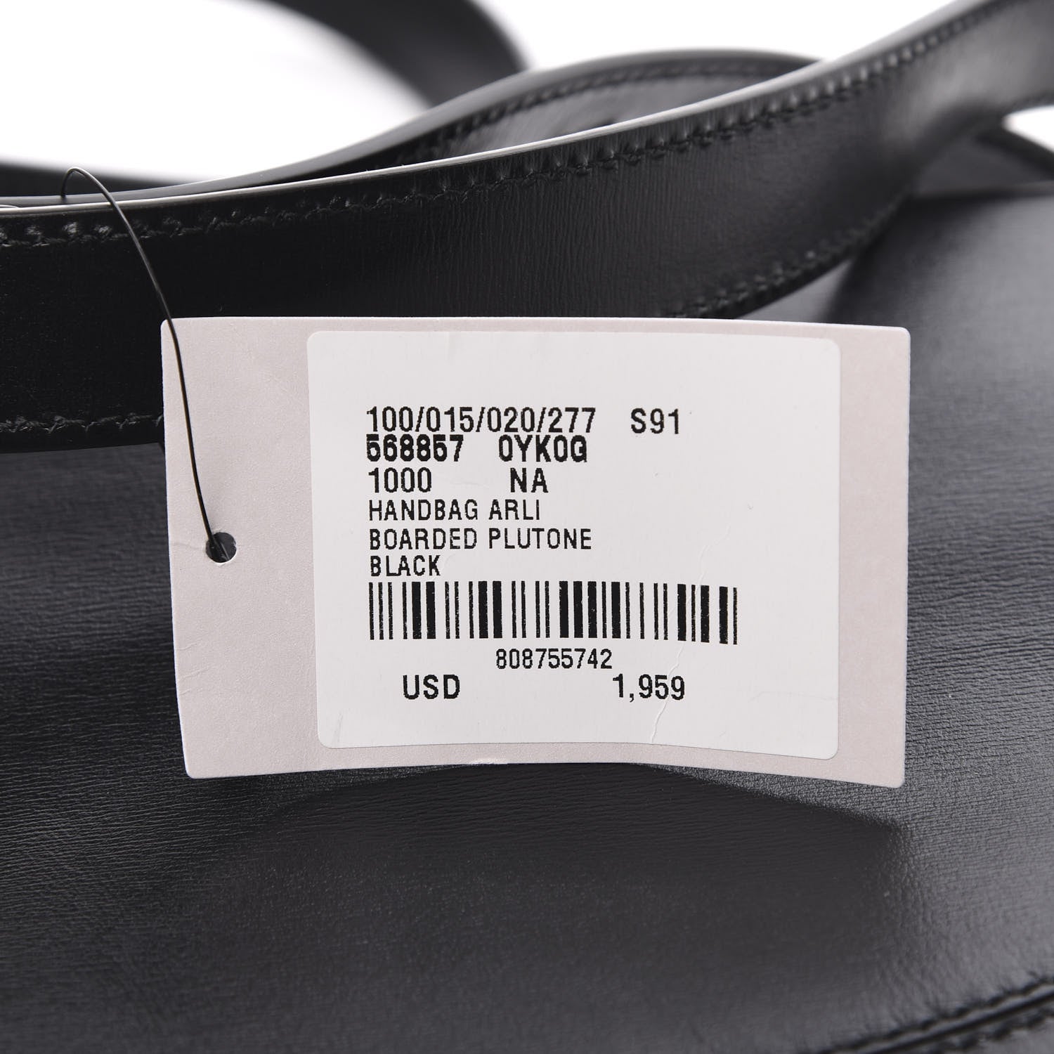 Gucci Calfskin Medium Arli Shoulder Bag Black 11 of 11