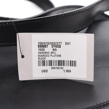 Gucci Calfskin Medium Arli Shoulder Bag Black 11 of 11