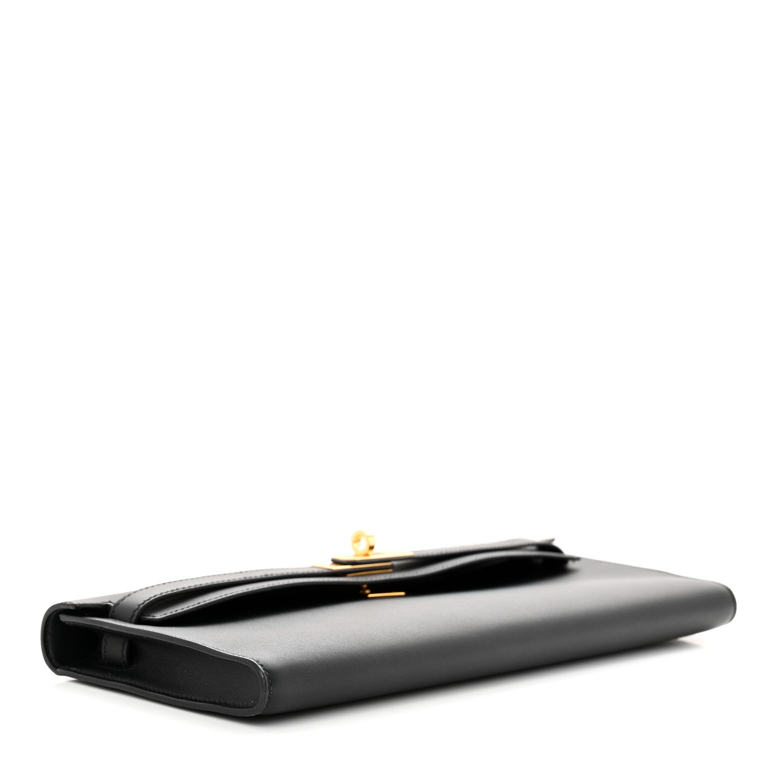 Hermes Swift Kelly Cut Clutch Pochette Black 4 of 11