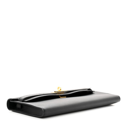 Hermes Swift Kelly Cut Clutch Pochette Black 4 of 11