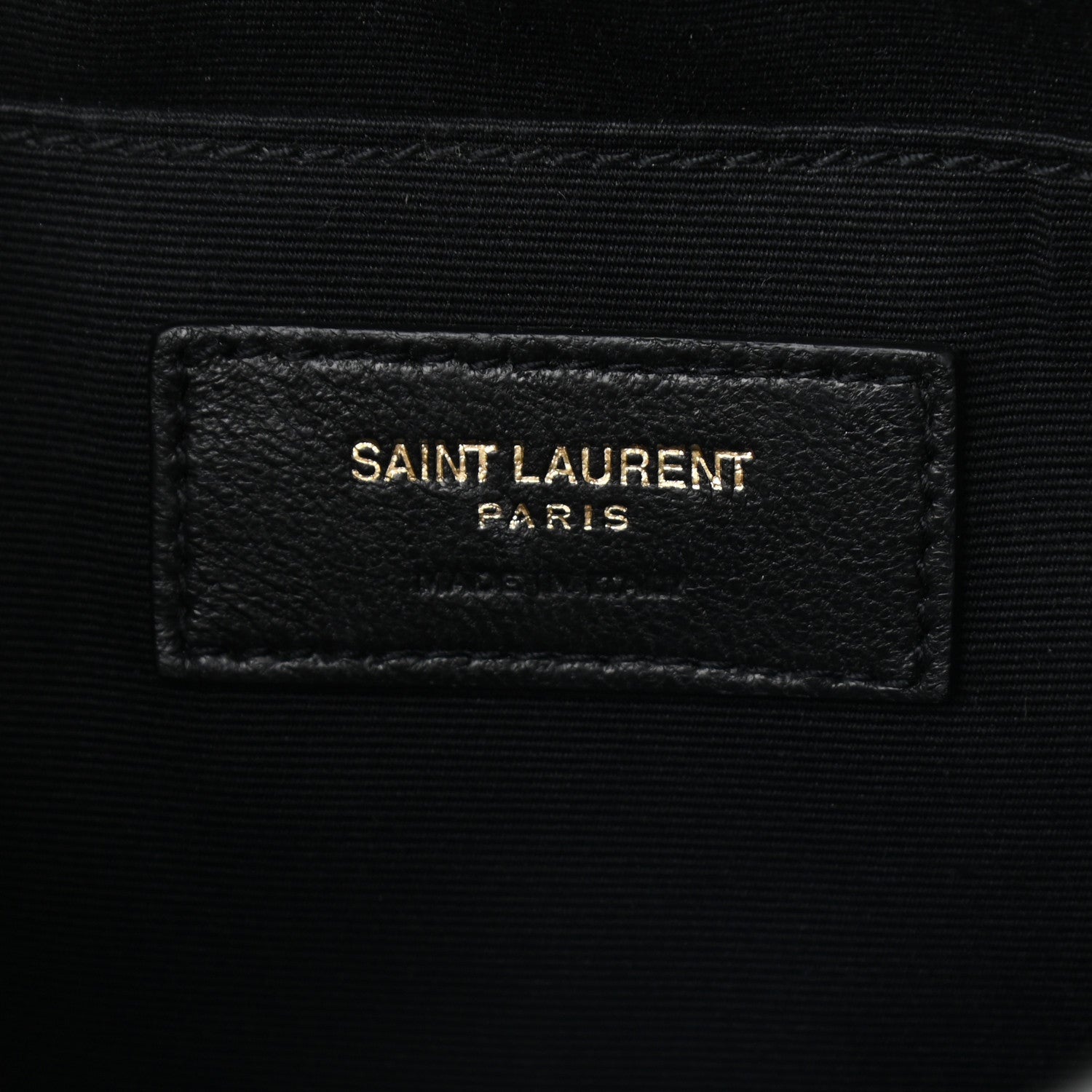 Saint Laurent Calfskin Matelasse Monogram Lou Camera Bag Black 6 of 9
