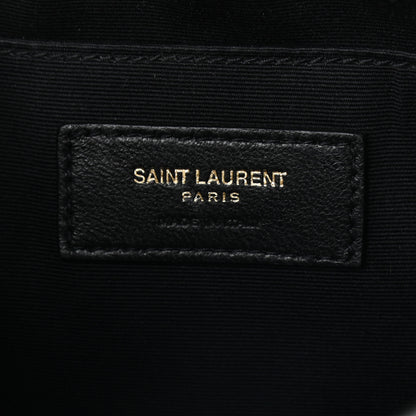 Saint Laurent Calfskin Matelasse Monogram Lou Camera Bag Black 6 of 9