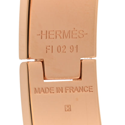 Hermes Enamel Narrow Print Animaux Camoufles Clic Clac H Bracelet GM Lilas 4 of 5
