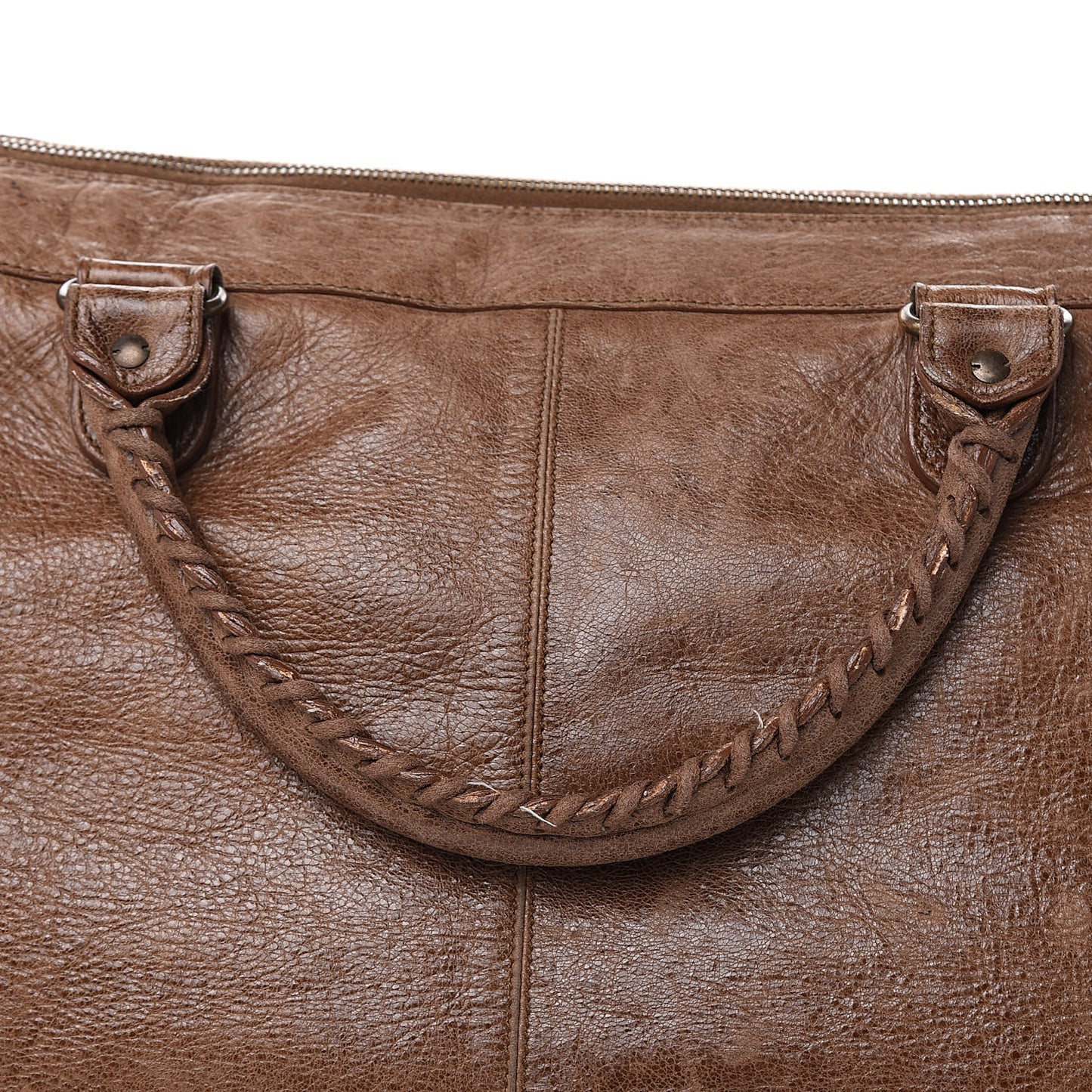 Agneau Classic Hardware Work Sienna