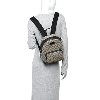 Gucci GG Supreme Monogram Small Eden Day Backpack Black 2 of 10