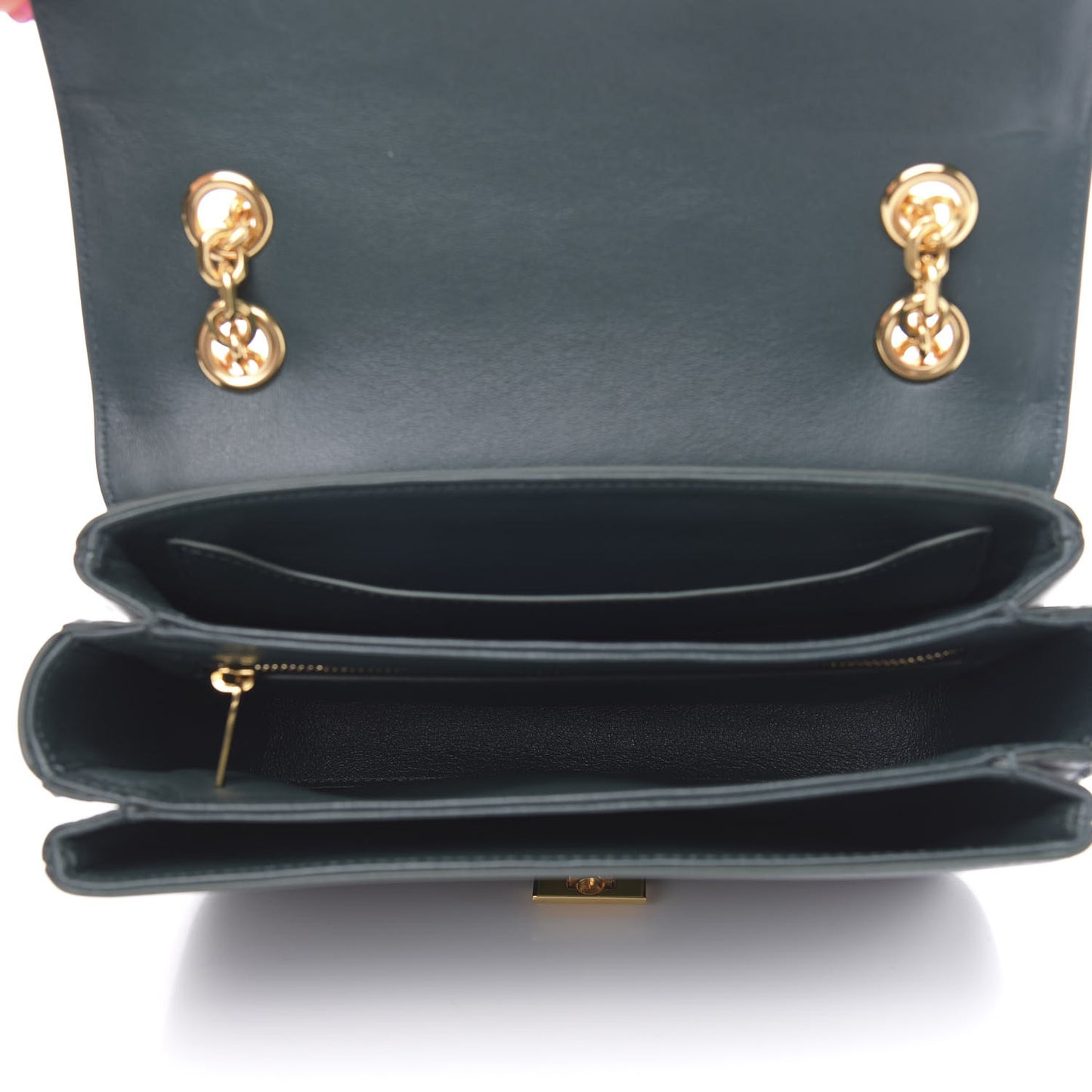Shiny Calfskin Medium C Bag Amazone