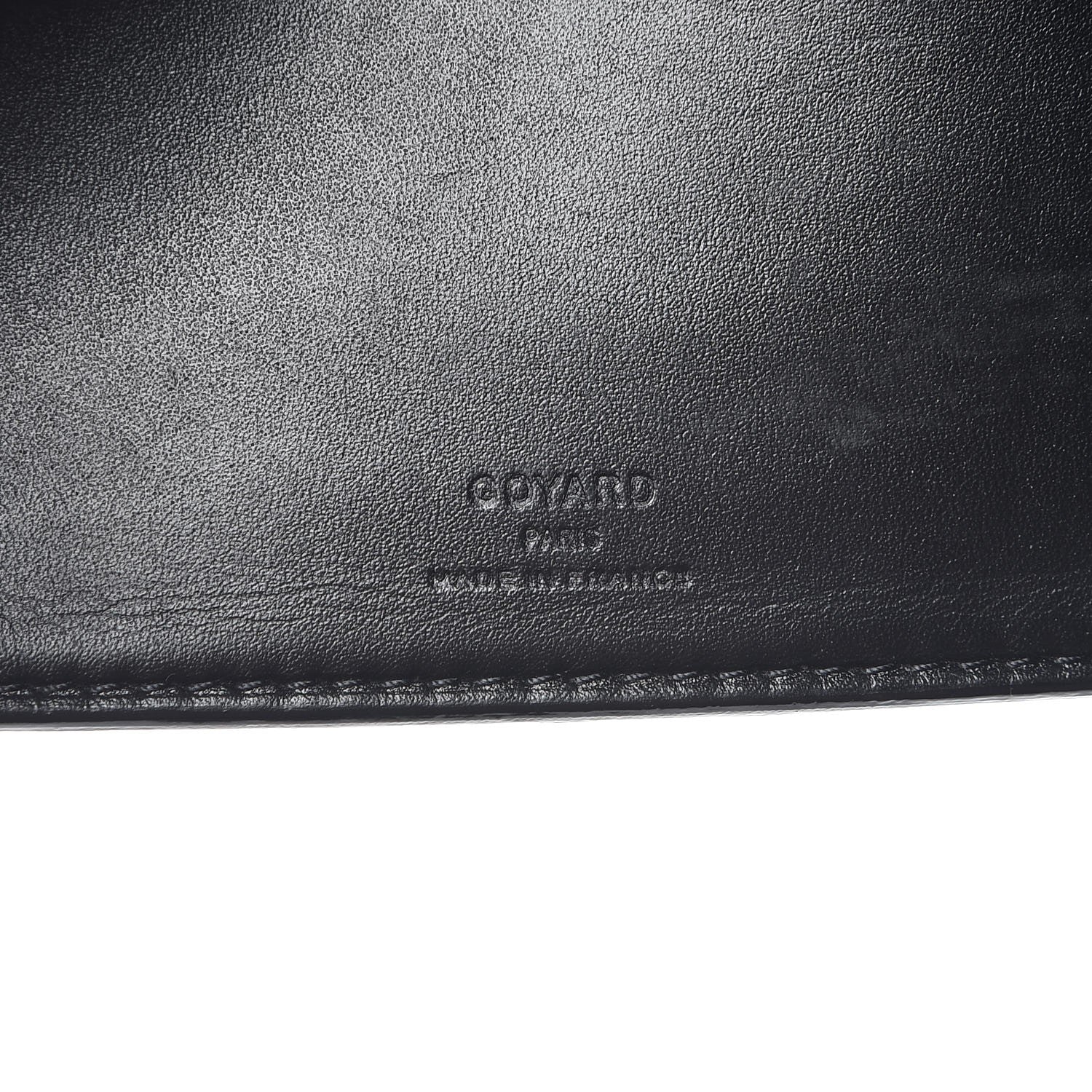 Goyard Goyardine Saint Florentin Bifold Wallet Black 6 of 9