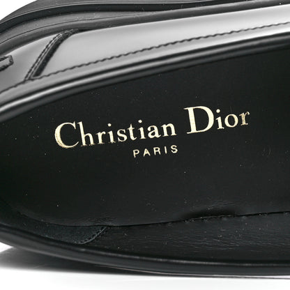 Christian Dior Brushed Calfskin Dior Code Lug Sole Platform 35mm Loafers 40 Black 7 of 8