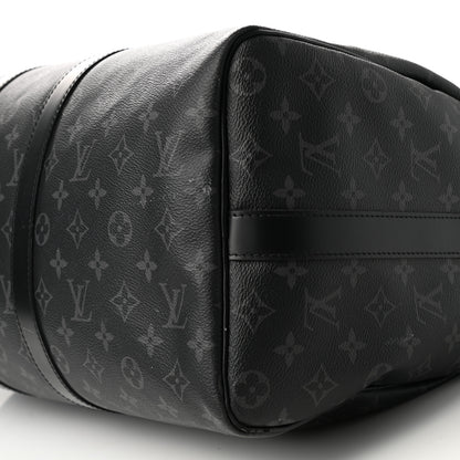 Louis Vuitton Monogram Eclipse Keepall Bandouliere 45 11 of 14
