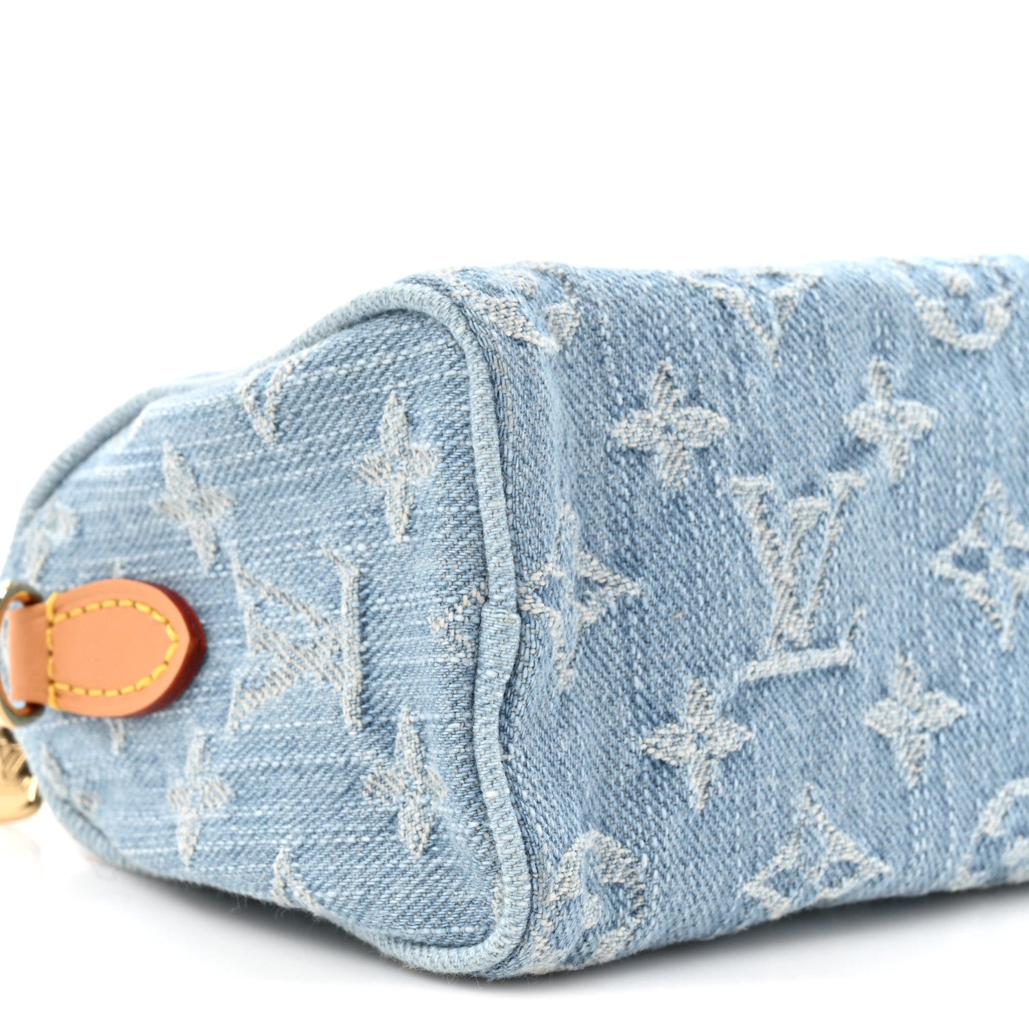 Louis Vuitton Monogram Denim Nano Speedy Sky Blue 8 of 9